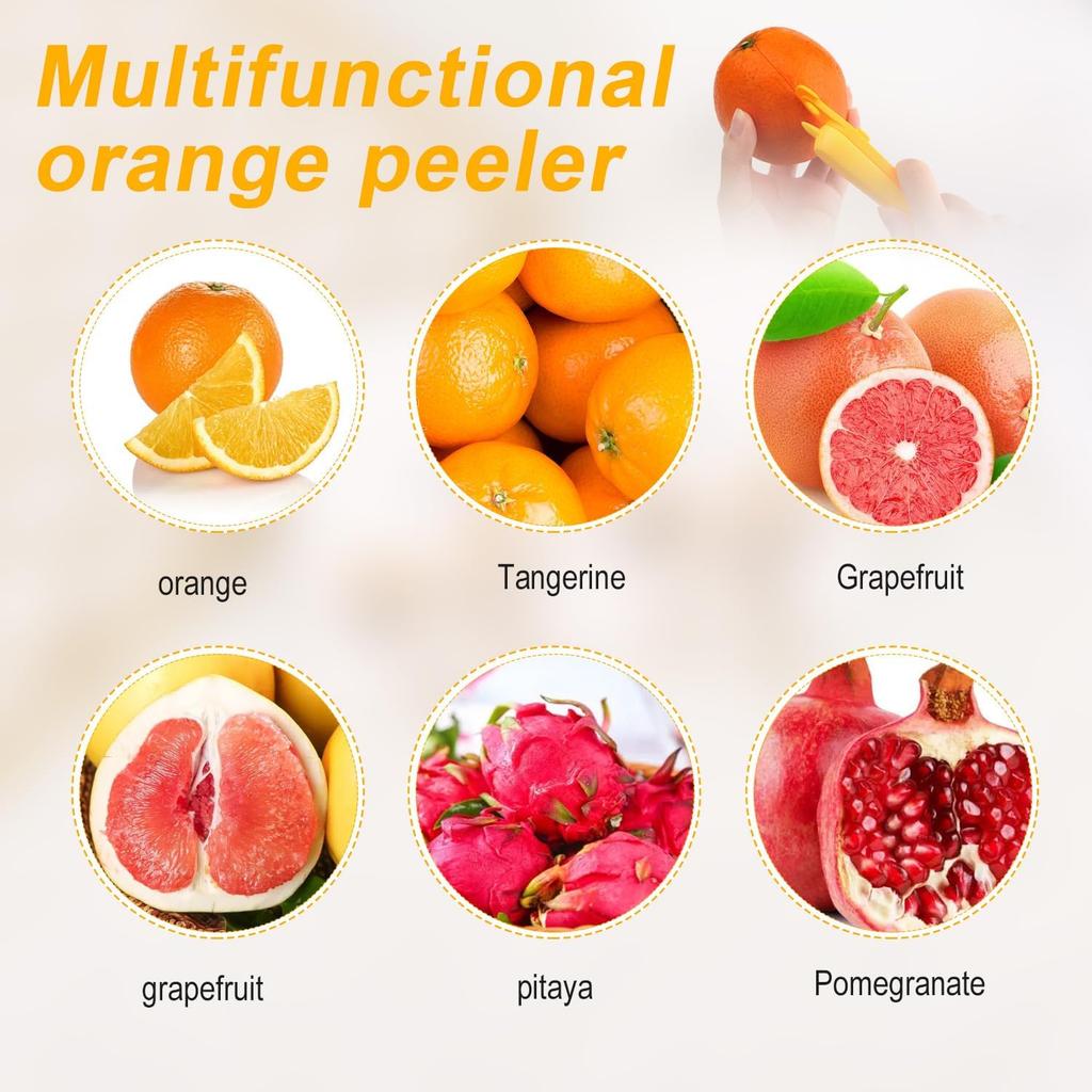 Edelstahl Orangen Schäler Multifunktionales Obst Gemüse Schälen Messer Schäler Pomelo Zitrone Zitrusöffner Küchenzubehör