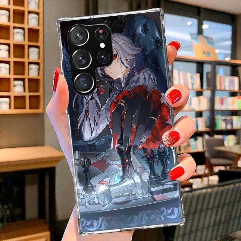 Arlecchino Genshin Impact Phone Case For Samsung Galaxy S26 S25 Edge S24 Ultra S23 S22 Plus S21 S20 FE Soft Fundas Shell Galaxy