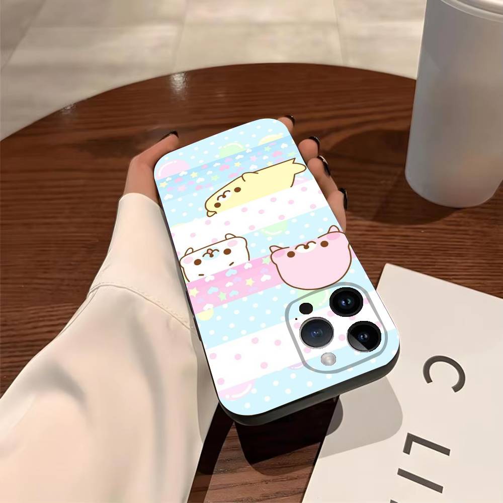 Cute M-Mamegoma Seal Phone Case For iPhone 17,16,15,14,13,12,11,Pro,X,Xs,MAX,Plus TPU Soft To Skin-friendly Cover