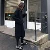 LYRIA Korean Style Mid-length Hooded Knitted Dress for Women, New Autumn and Winter Style, Loose and Slimming, Lazy Pullover Base Layer Sweater Dress
