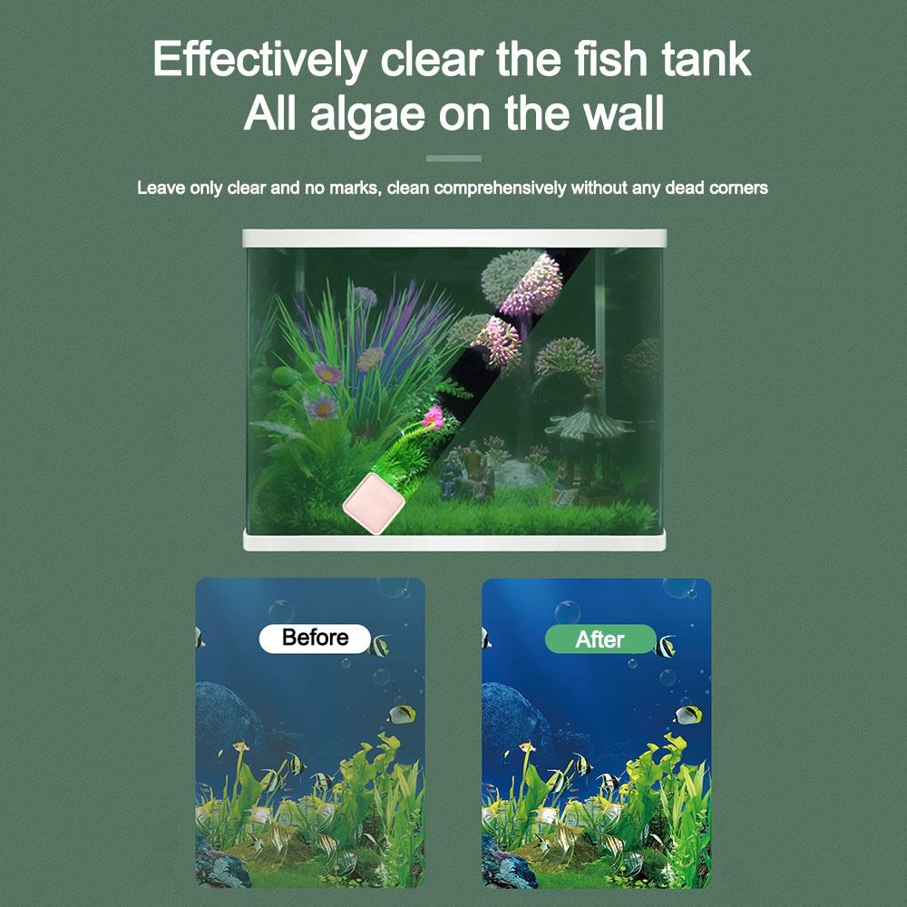 Scratch-resistant Aquarium Cleaner Magnetic Glass Cleaner  for Fish Tank
