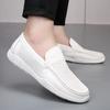 Leather luxury Penny Men's Loafers and Slip-ons Casual Shoes Hollow Out Man Moccasins Summer Slip-On Flats Mens Driving Shoes