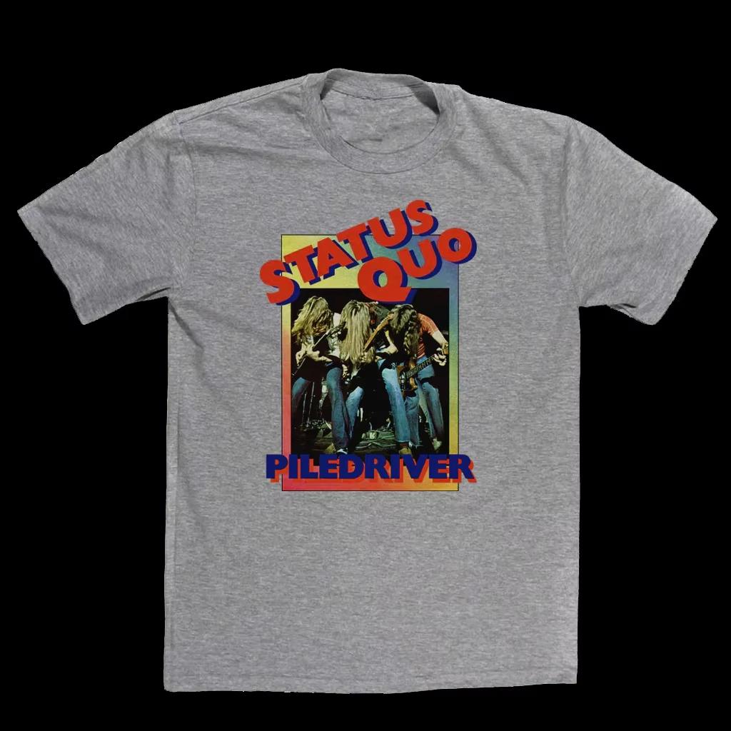 2025 Status Quo Piledriver Tendenza Abbigliamento Stampa Modelli Estate Marchio di Lusso Cotone Magliette Uomo e Donna Maniche Corte