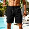 Pantalones Cortos Deportivos Casuales de Secado Rápido para Hombre para la Playa con Cintura Elástica Cordón y Bolsillos Tejido Ligero Transpirable para Actividades al Aire Libre