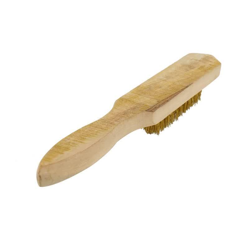 wimete Wood Handle Stainless Steel Wire Cleaning Brush