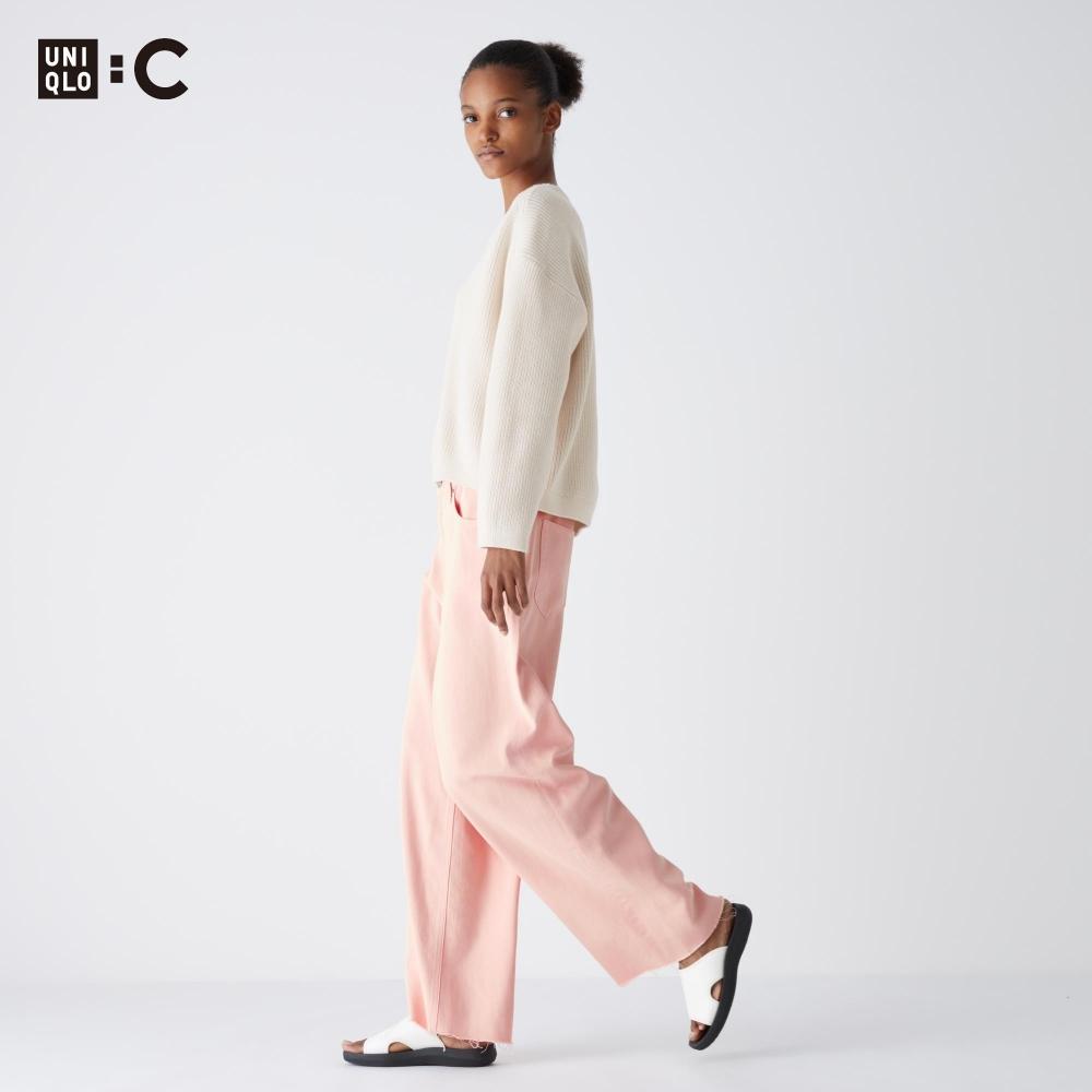 

UNIQLO JAPAN широкие прямые джинсы