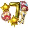 6pcs Toy Story Foil Balloons Buzz Lightyear Woody Birthday Party Decorations Kids Ballon Baby Shower Aluminum Film Balloon Round Sensory Compression
