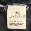 LAVENHAM Corduroy collar Quilted jacket 10 Navy system Women Used
