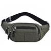 Unisex Waist Fanny Bag Men Breast Package Waterproof Outdoor Sports Bag Canvas Pouch Waist Bag Fanny Pouch Crossbody Banana Bag