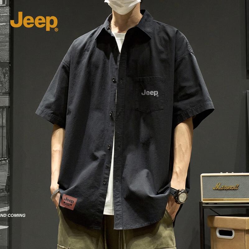 Мужская винтажная футболка-поло с коротким рукавом JEEP L