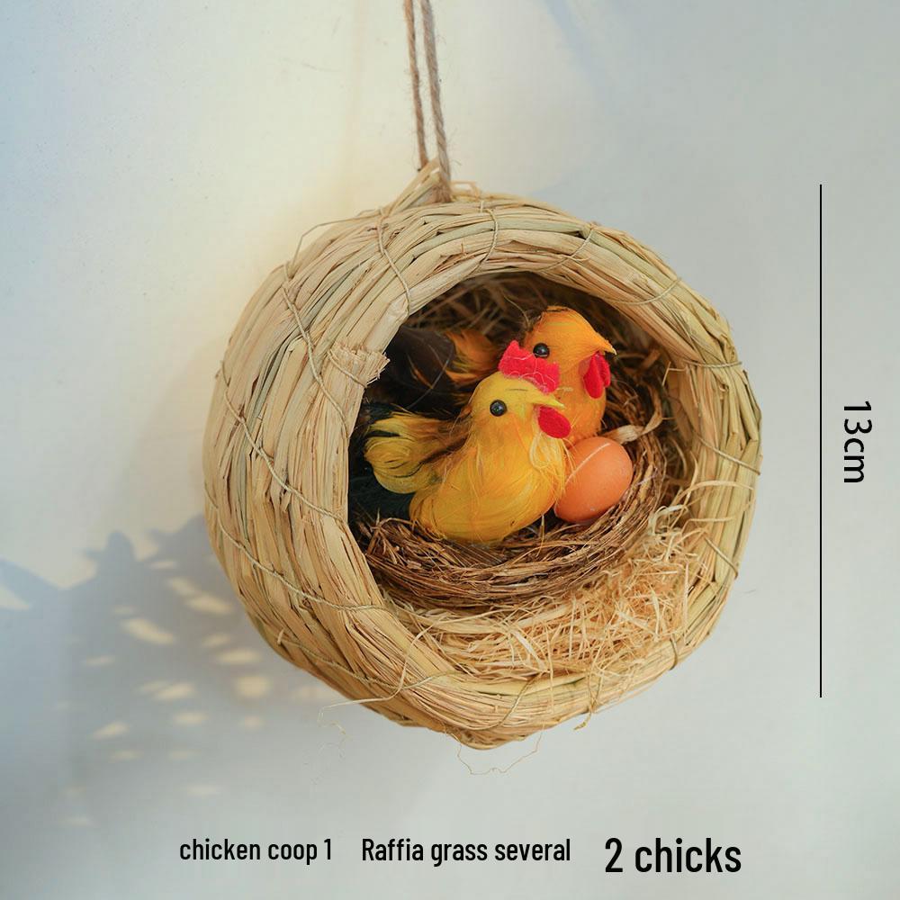 Mini-Hühnerstall Landschaftsdekoration für Kindergarten, Villa, Hof oder Homestay-Ausstellung