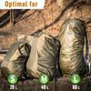 M-Tac Waterproof Backpack Rain Cover (S/20 L) with Buckle Strap & Pouch for Hiking, Camping, Travel