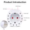 10min-12h Countdown Timer Socket AC230V EU Plug Timer Switch Mechanical Countdown Switch Outlet Charging Protector for Indoor