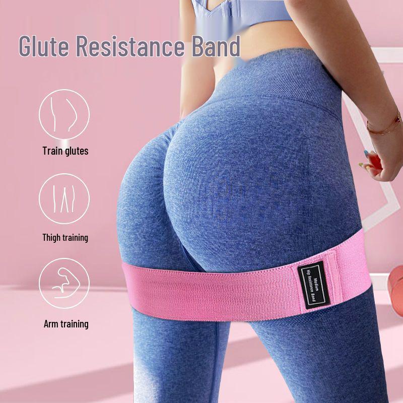 Non-Slip Glute Lift Resistance Band for Yoga and Squats Green 76*8cm (Light Resistance)