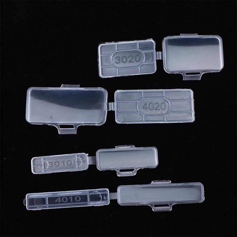 100Pcs Cable Label Tag Box Transparent Plastic Cable Tie Marker Wire Sign Name Holder Display Identification Seal Case