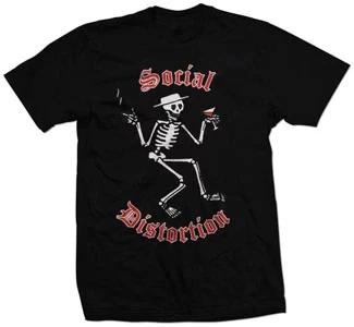 New Music Social Distortion  Skelly Logo  T Shirt S