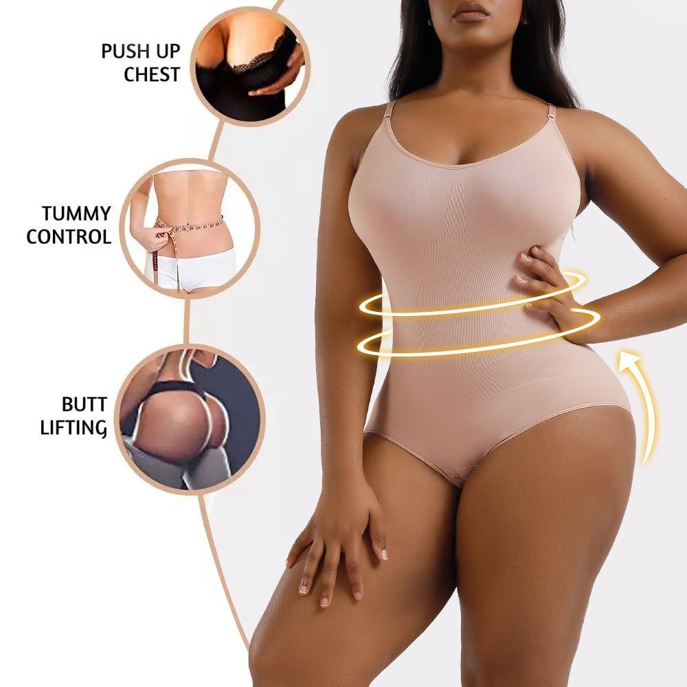 Body modellante da donna, body modellante con controllo della pancia, body modellante senza cuciture con vita stretta