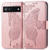 Google Pixel 10 Leather Flip Case with Embossed Card Slot & Magnetic Closure, Fits Google 8 Pro