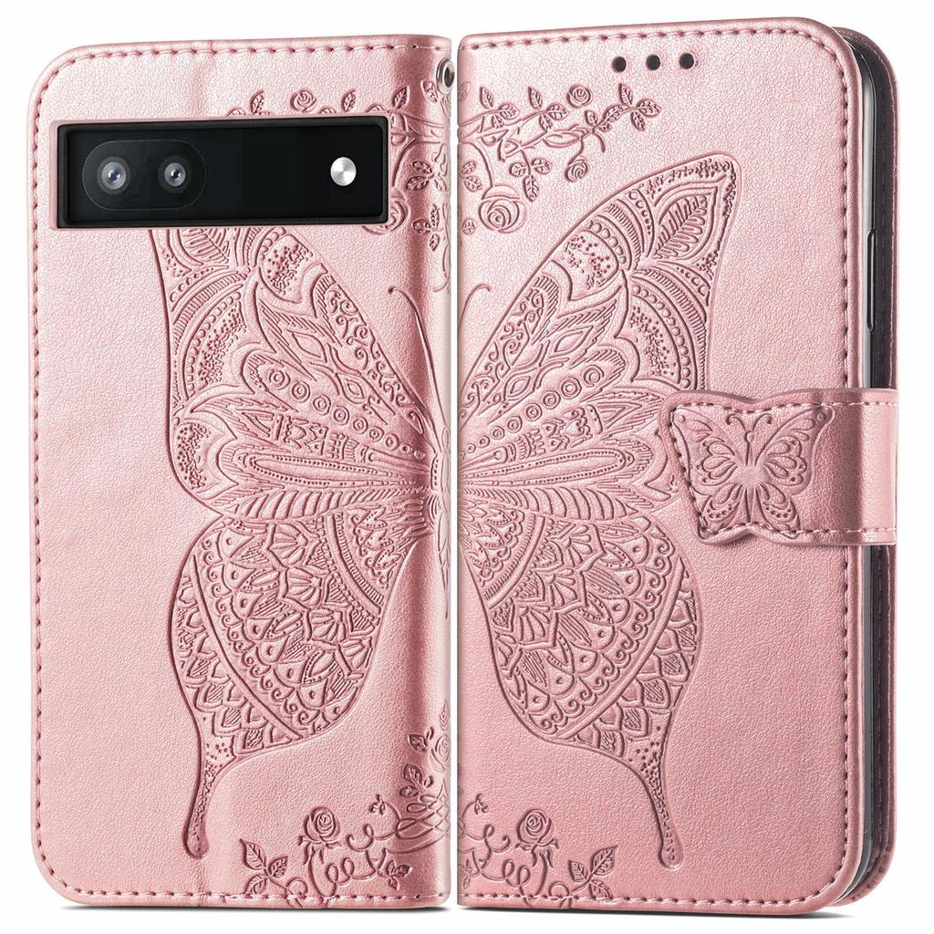Google Pixel 10 Leather Flip Case with Embossed Card Slot & Magnetic Closure, Fits Google 8 Pro