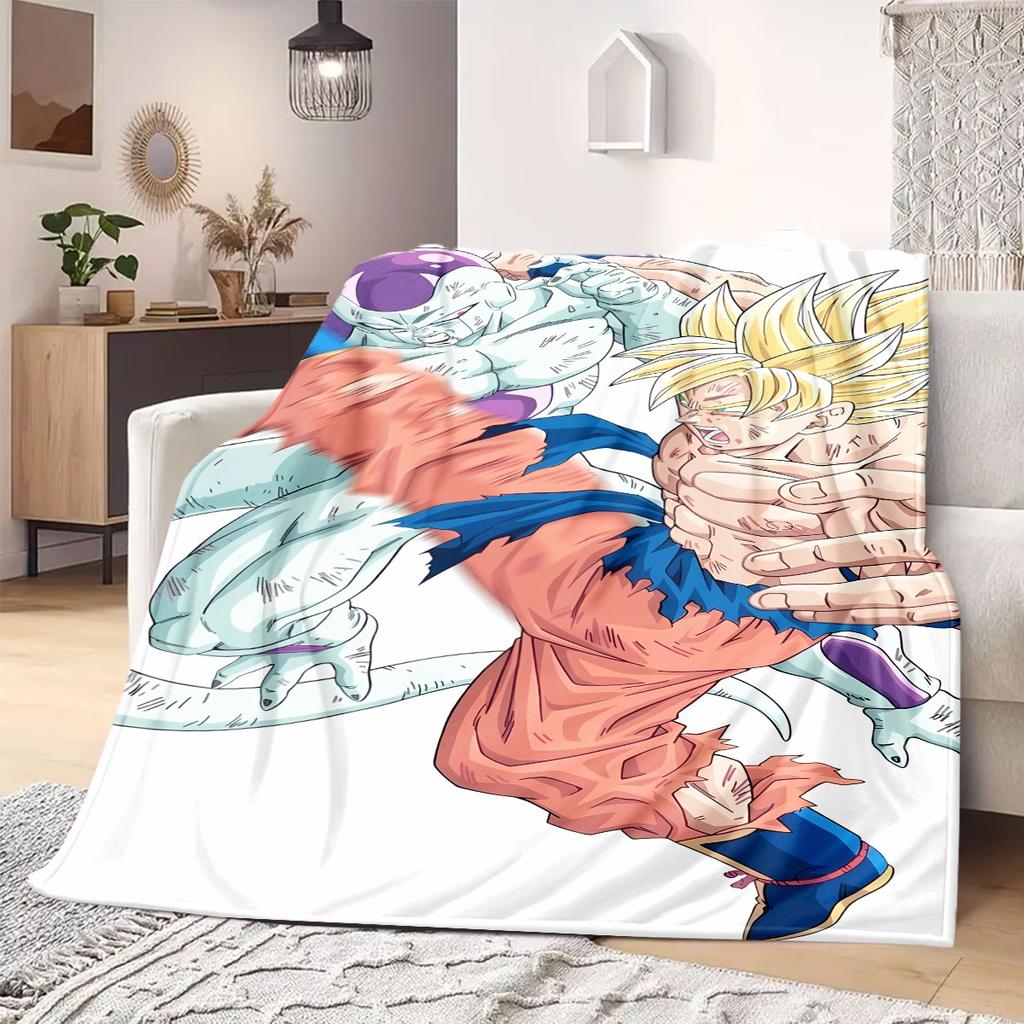 DragonBall anime Flannel Blanket Warm,Comfortable,Suitable for Bedrooms,Sofas,Beds,Chairs,Picnics,Travel