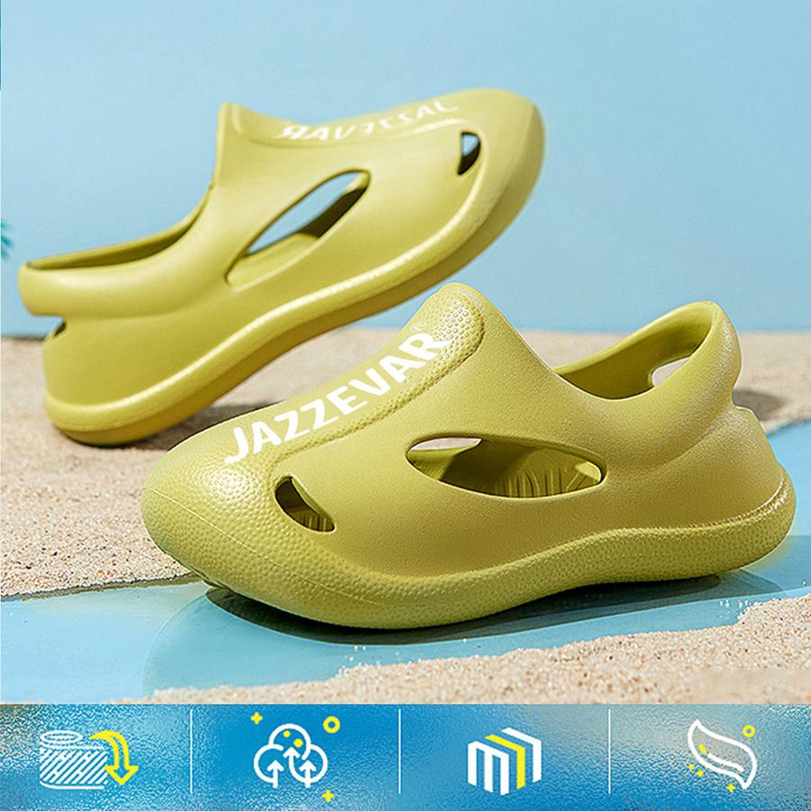 Fashionable Men's and Women's Summer Sabots, Non-slip Beach Breathable Unisex Sandals, Garden Bath Slippers