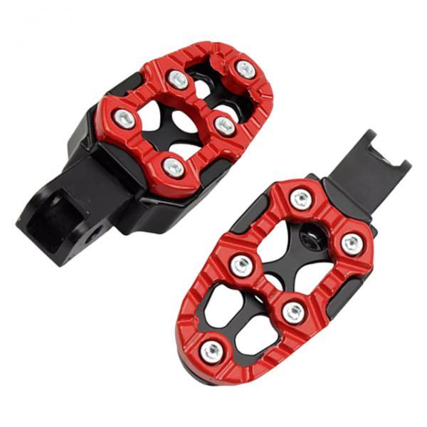 Generic Motorcycle Foot Pegs, Motorbike Footrests Replacement, Easy to Install Spare Parts Motorcycle Foot Rests Pedals