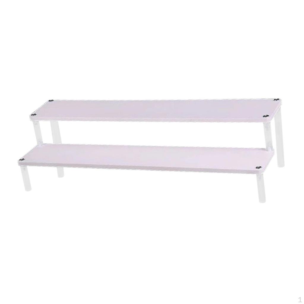 Drewniany stojak wystawowy na figurki, perfumy, lakier do paznokci, organizer do przedmiotów kolekcjonerskich