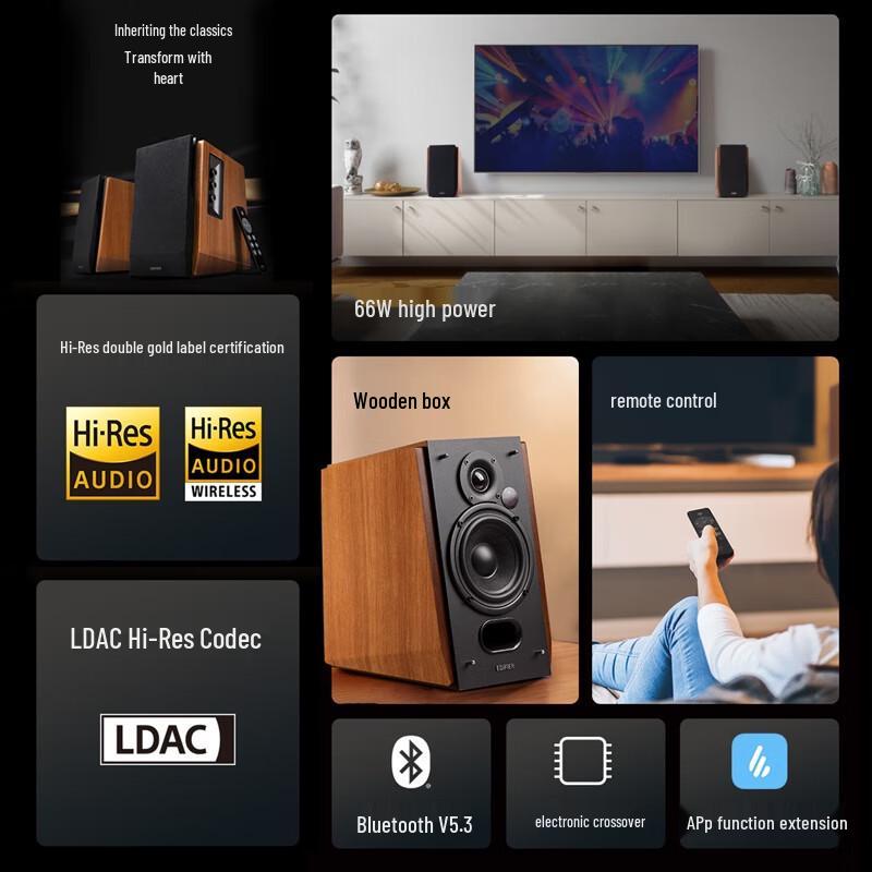 EDIFIER R1700BT+ Bluetooth Computer Speakers