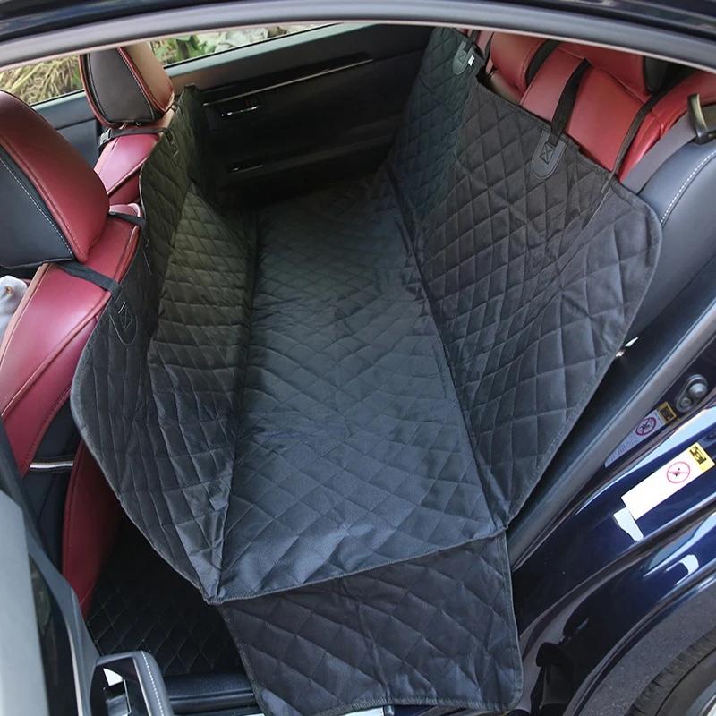 

Универсальный чехол на сиденье автомобиля для собаки, водонепроницаемый гамак для питомца, защитная подстилка для заднего сиденья - Прочные аксессуары для автомобиля для собаки для защиты багажника PU