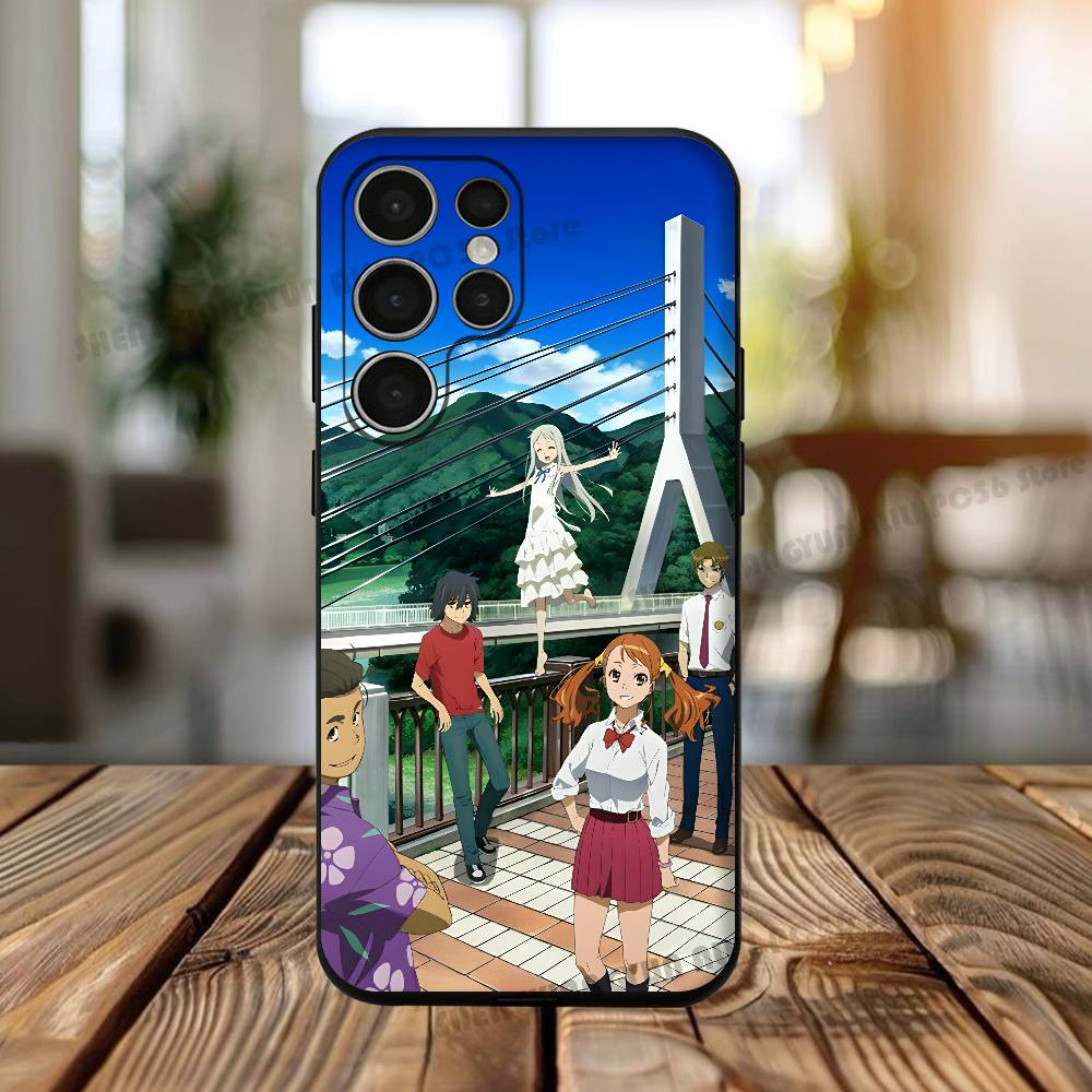 

Аниме Анохана Силиконовый Чехол Для Телефона Samsung S24 22 20 23 21 20 Ultra Plus Lite 5G Чехол С Принтом Samsung S23ULTRA5G