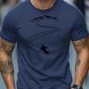 Unisexs Casual ShortSleeved TShirt With Printed Design Everyday Sports And Fitness TShirt Summer Unisexs ShortSleeved TShirt