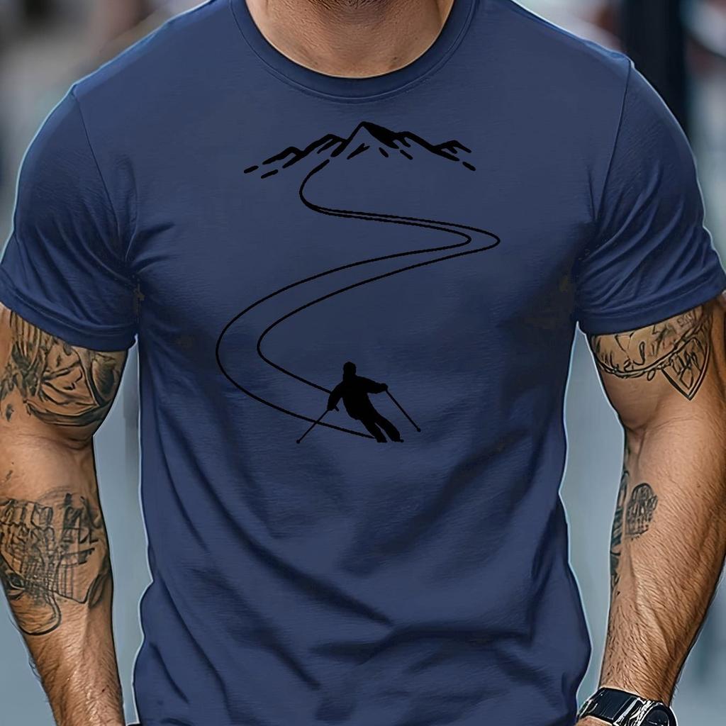 Unisexs Casual ShortSleeved TShirt With Printed Design Everyday Sports And Fitness TShirt Summer Unisexs ShortSleeved TShirt