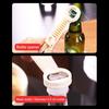 Can Opener Multi-Function Adjustable Rotatable Bottle Opener with Ergonomic Handle Lid Remover Tool for Seniors And Home Cooks Stainless Steel