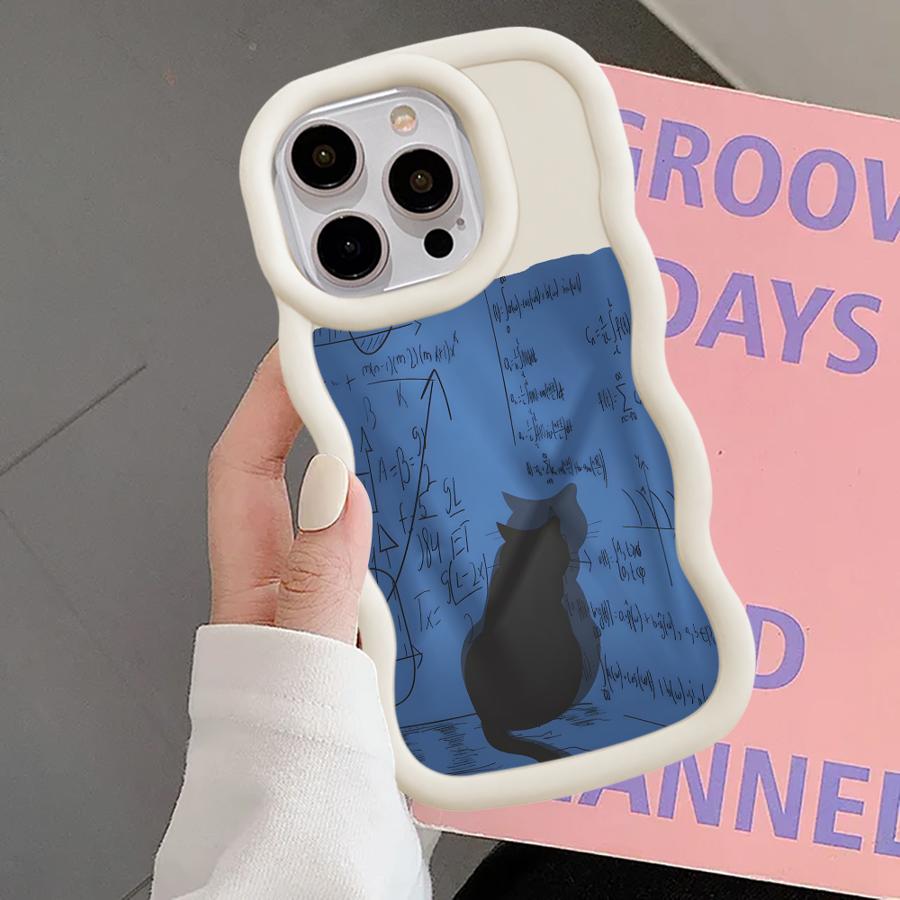 Think Cat Soft Phone Cover Case for iPhone 18 8 17 Air 11 16 Pro Max 15 Plus 12 XR 13 14