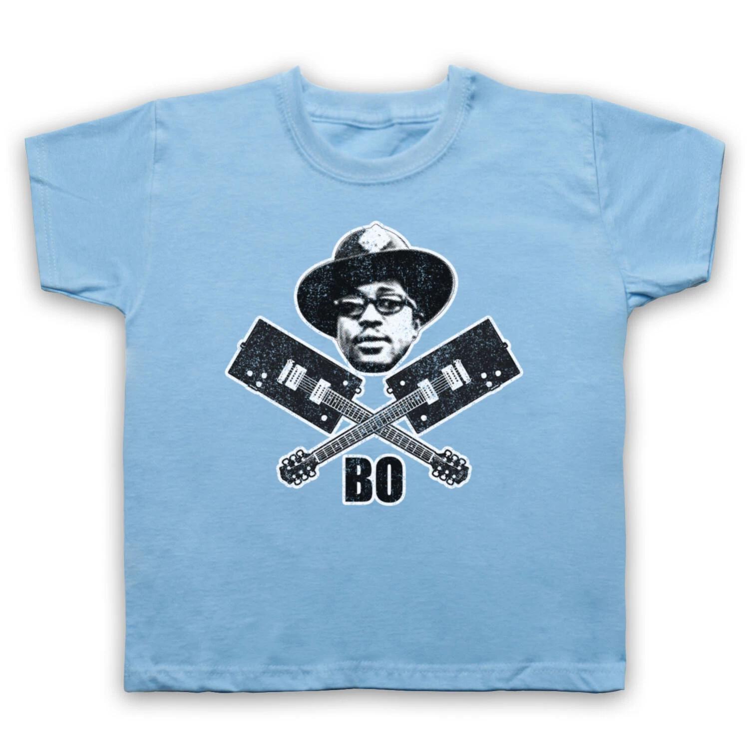 

BO DIDDLEY THE ORIGINATOR R&B ROCK GUITAR UNOFFICIAL KIDS CHILDS Boys Baby Children T-shirt 160