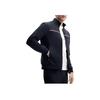FILA Solid Color Stand Collar Casual Knitted Long Sleeve Jacket Men jackets Dark-Blue F11M411503F-NV