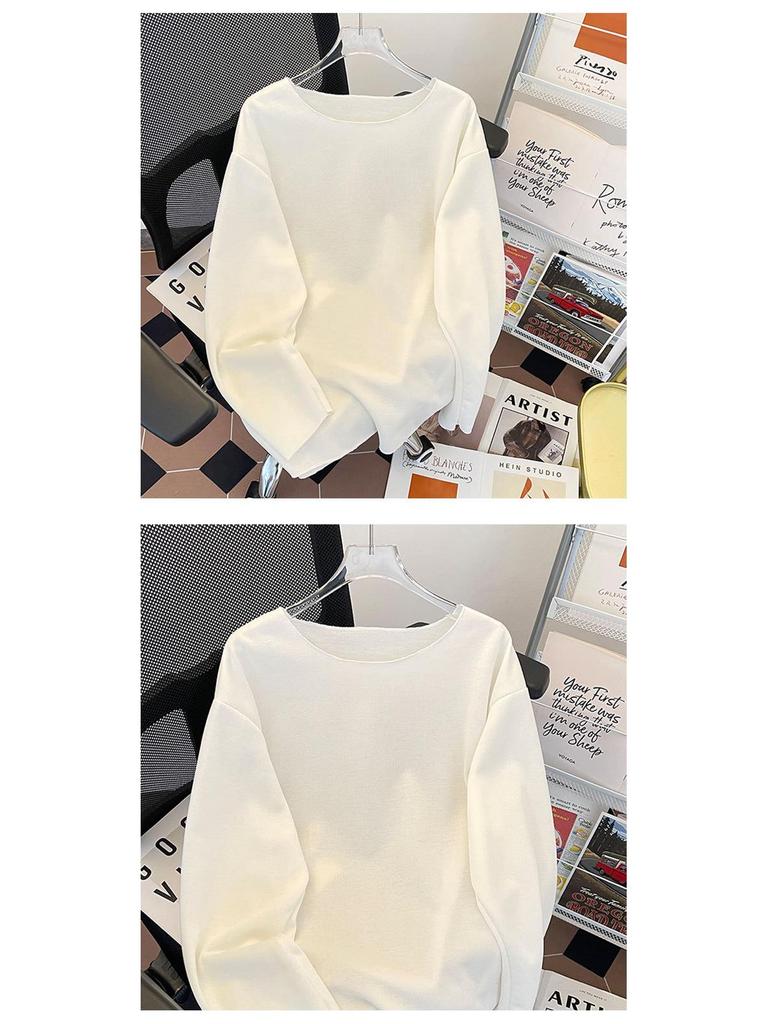 Pulover pentru bărbați cu mâneci lungi, tricotat lejer, cu guler mare