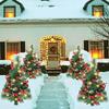 Solar Xmas Tree Garden Stake Lights Outdoor Xmas Tree Lighted Yard Decorations