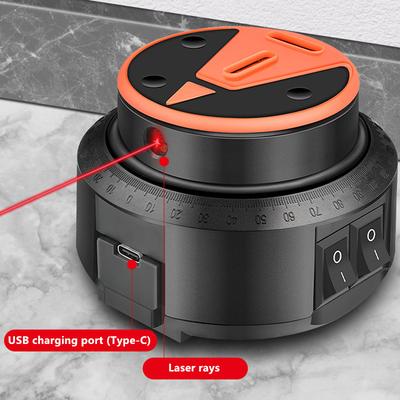 Elektrischer Bohrstaubsammler 360° Laserwasserwaage 2 in 1 Wandsaug-Vakuum-Bohrmaschinen-Staubsammler Staubreinigungswerkzeuge Dropship