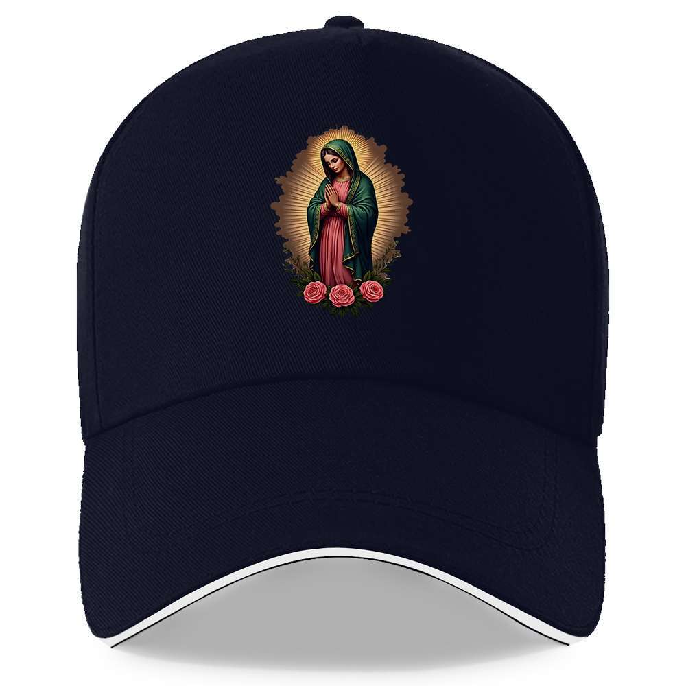 Our Lady of Guadalupe Baseball Cap Virgin Mary Religious Graphic Adjustable Sport Hat Unisex Outdoor