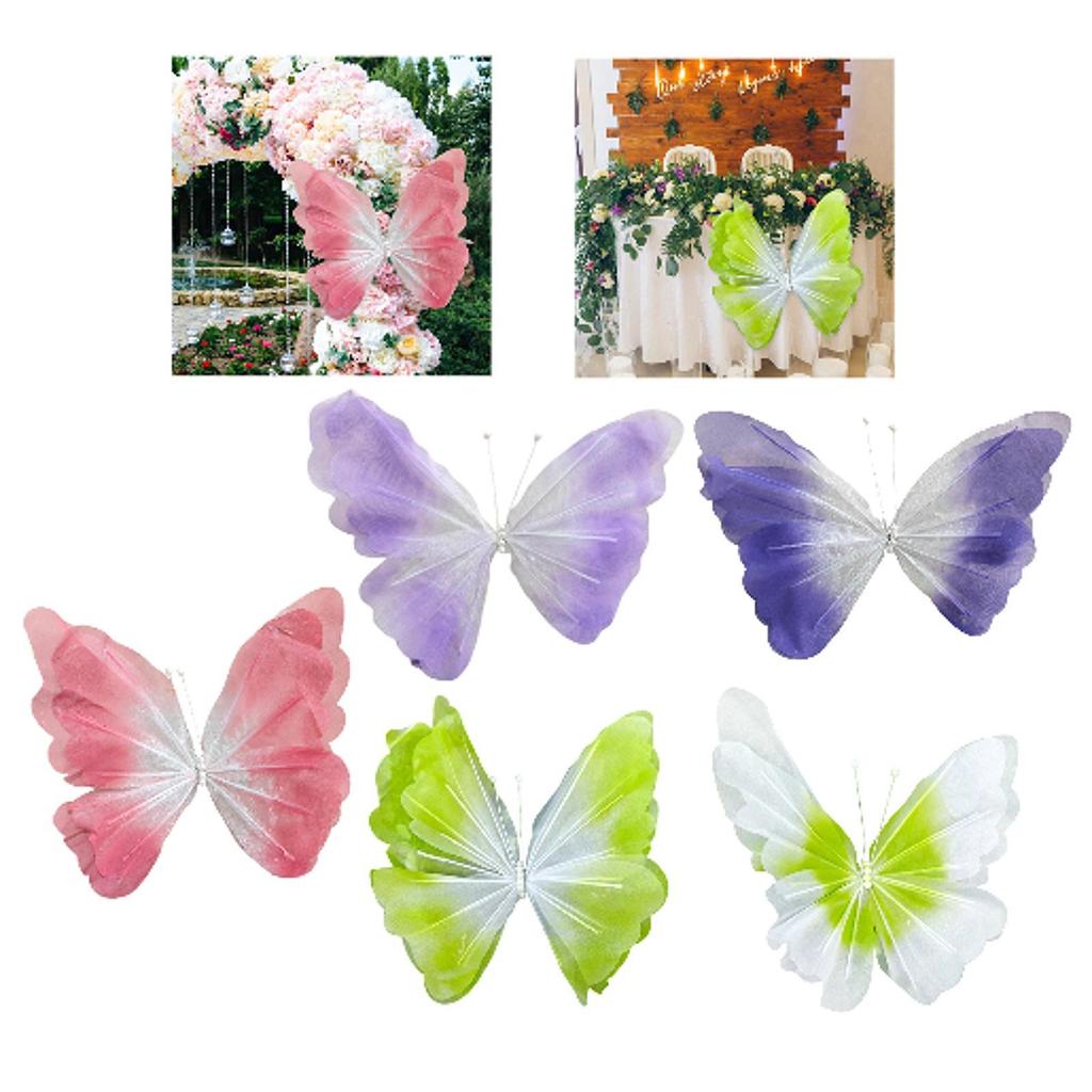 Giant Artificial Butterfly Decoration, Wedding Party Bedroom Wall Versatile Cute Crafts Marriage Decor ,Props Ornament