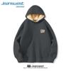 Jeanswest Men's Chinese Style Plush Lined Hoodie