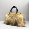 Neue Herbst-/Winter-Plüsch-Tragetasche - Modische Damen-Handtasche aus Kunstpelz