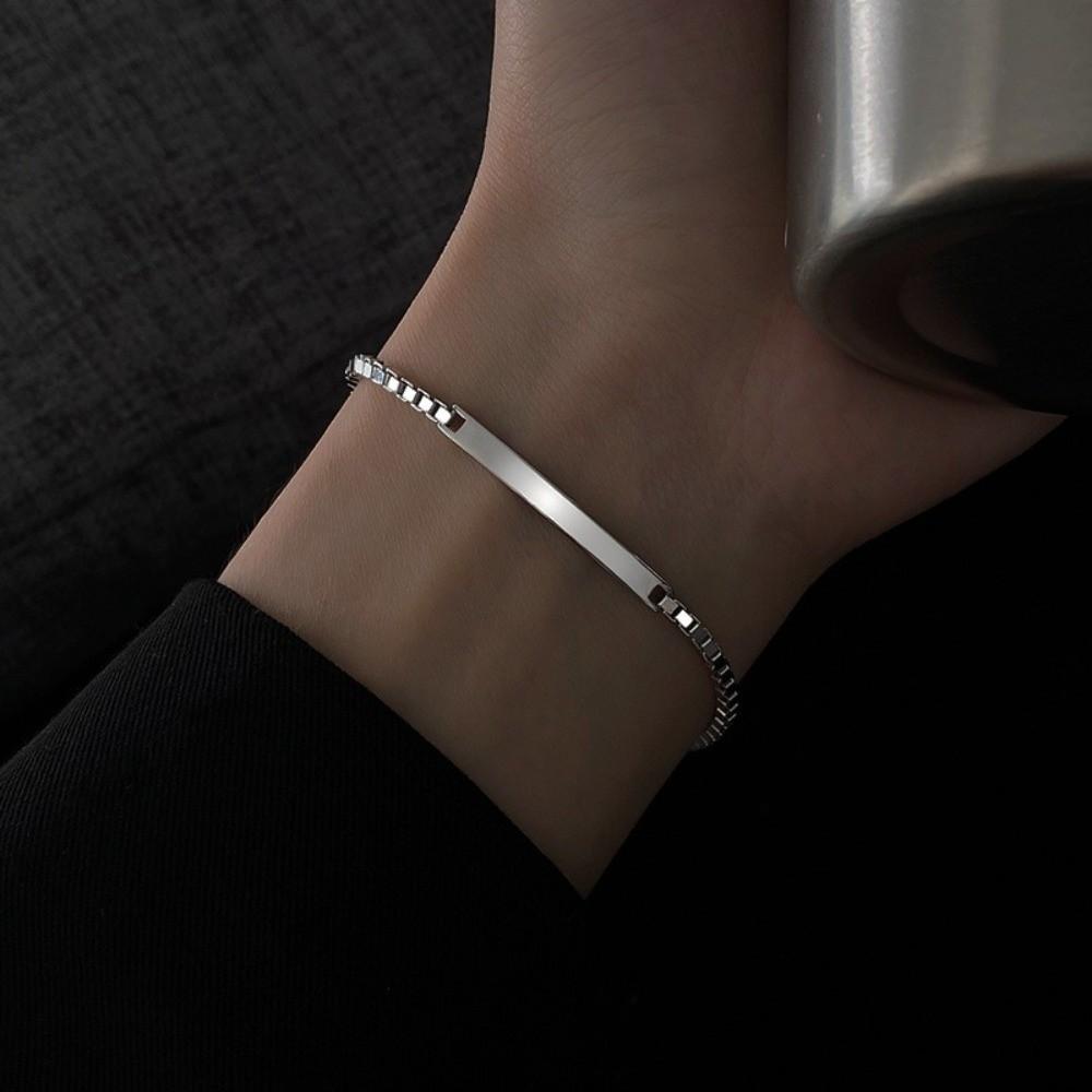 2Pcs Adjustable Simple Couple Bangle Classic Hand Bracelet Jewelry  For Women Men