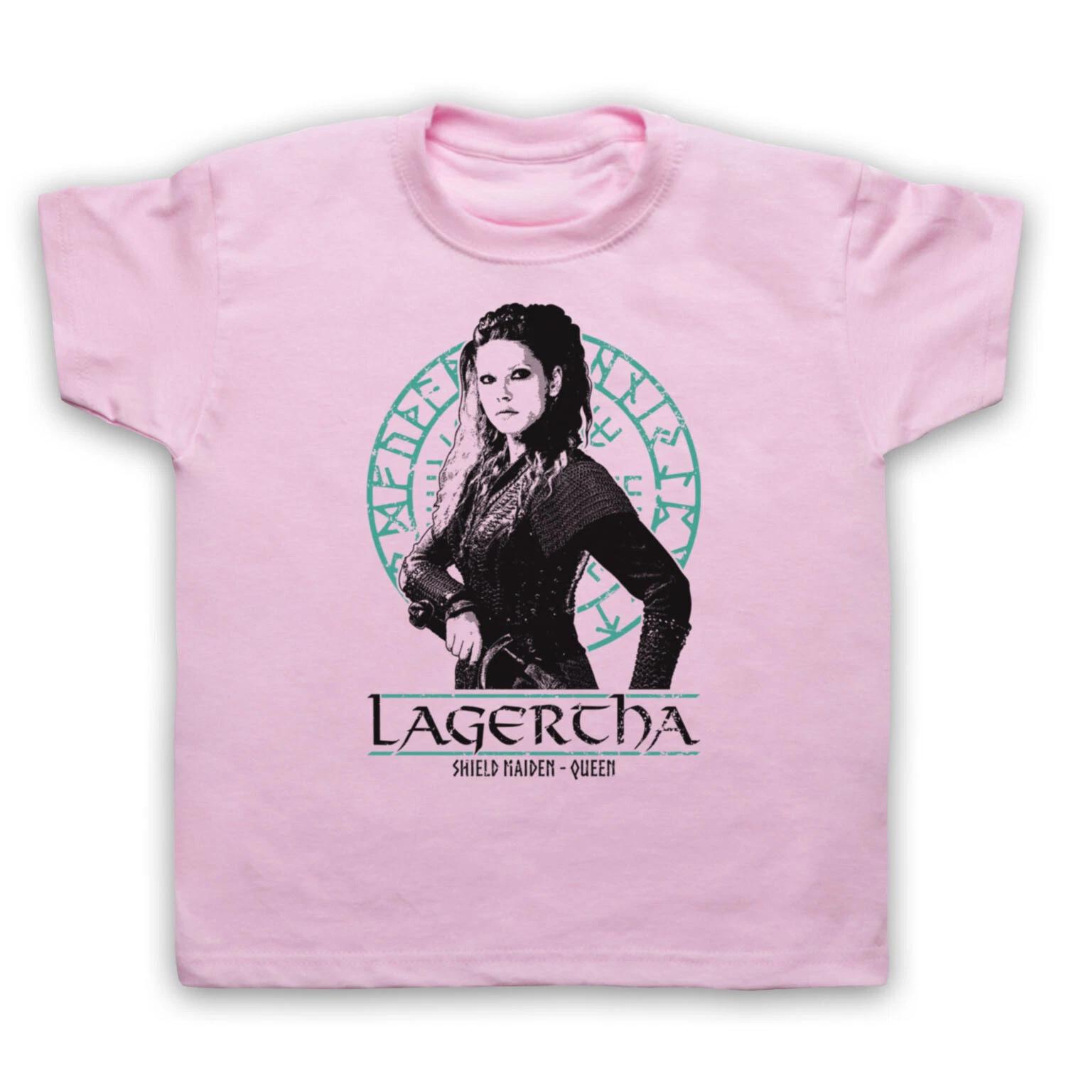 VIKINGS LAGERTHA SHIELD MAIDEN QUEEN NORSE SAGA TV KIDS CHILDS Boys Baby Children T-shirt 100