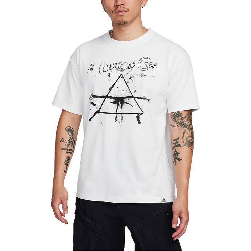 Nike ACG T Shirt Men's Mountain Peak White FJ1130-121