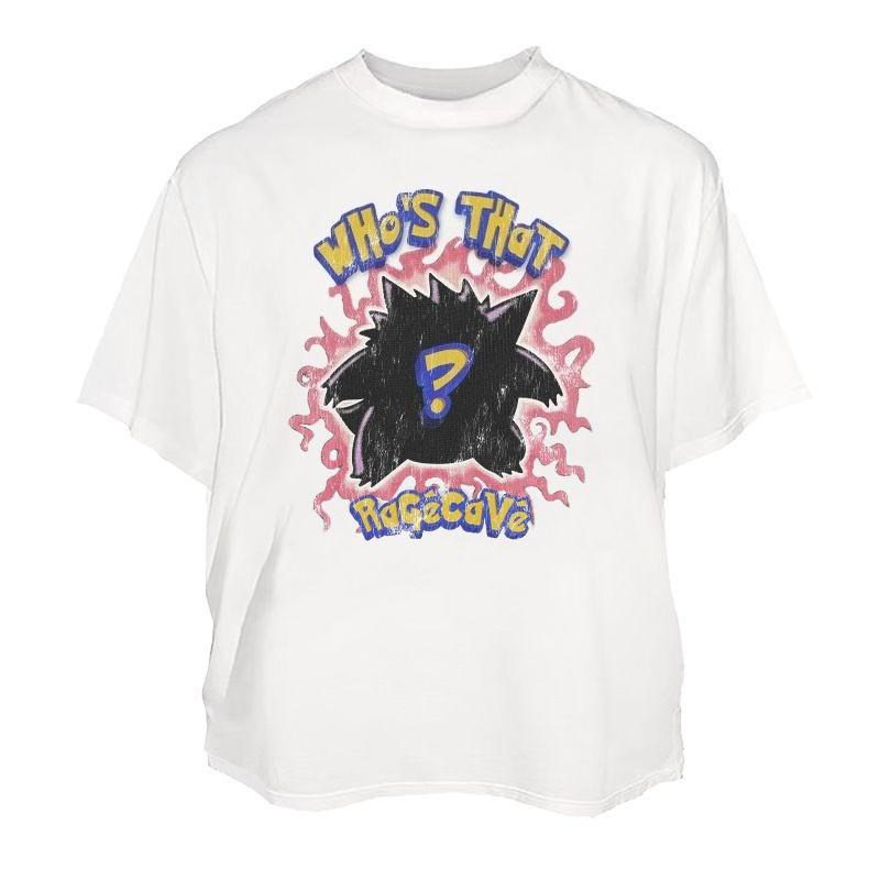 

2026 New Hidden Genie Print Fashion Spring Unisexs Short Sleeve ParentChild Loose and Comfortable TShirt S