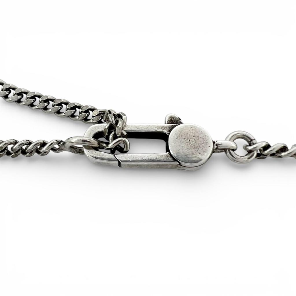 GUCCI Necklace Silver Women Diamante motif used