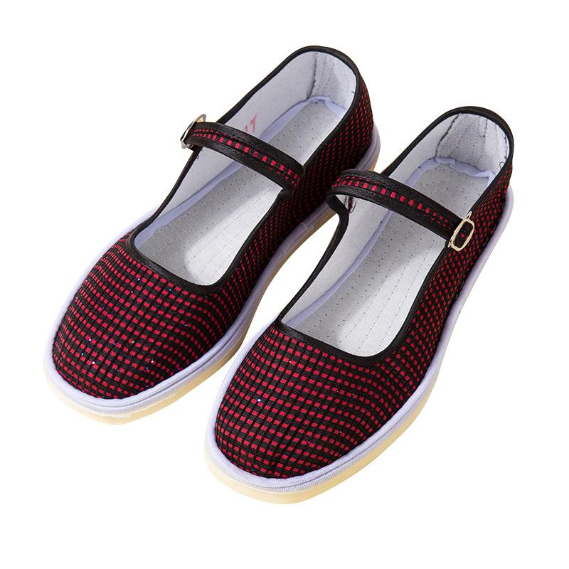 

Мелалеука тканевые туфли женские старые пекинские женские вышитые туфли с нескользящей подошвой туфли для бабушки туфли для мамы танцевальные туфли ретро стиль 40