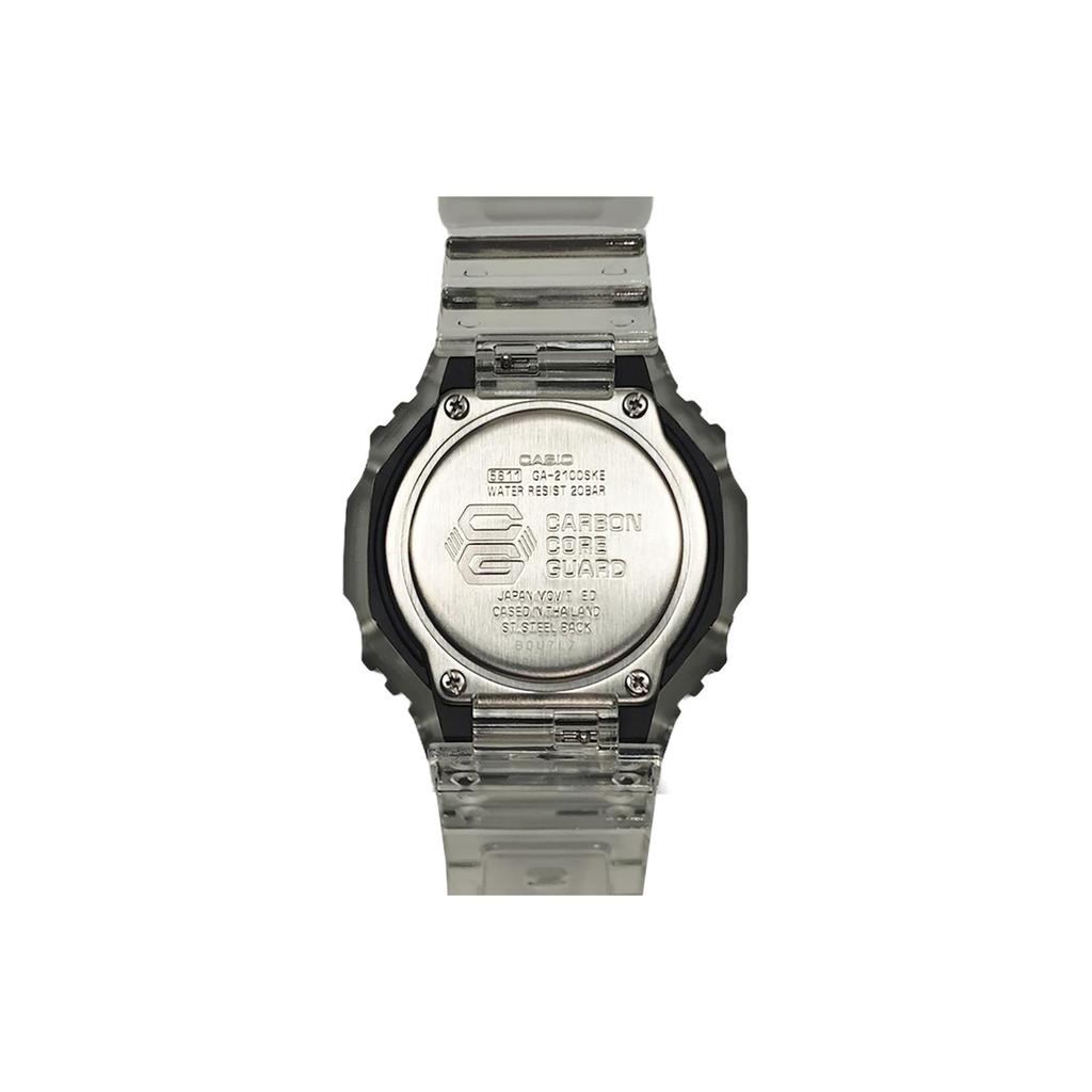 Casio Men Liquid Crystal,Analog Dual Display Series Black Watch GA-2100SKE-7A(Watch3--)
